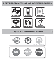 COVID-19 Visual Communication Tool Grayscaled